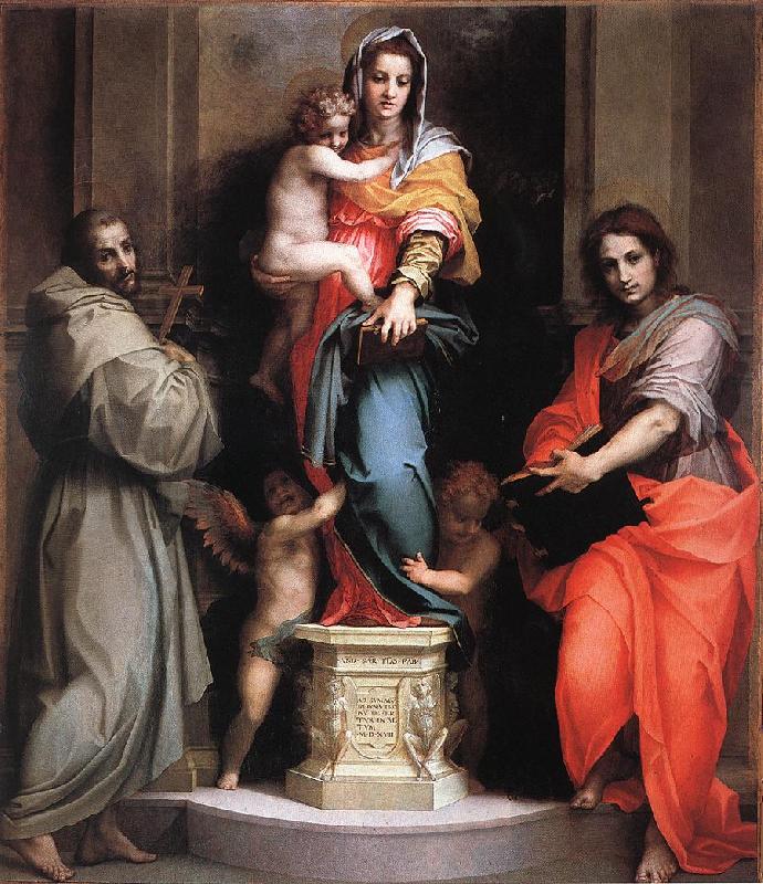 Andrea del Sarto Madonna of the Harpies fdf oil painting picture